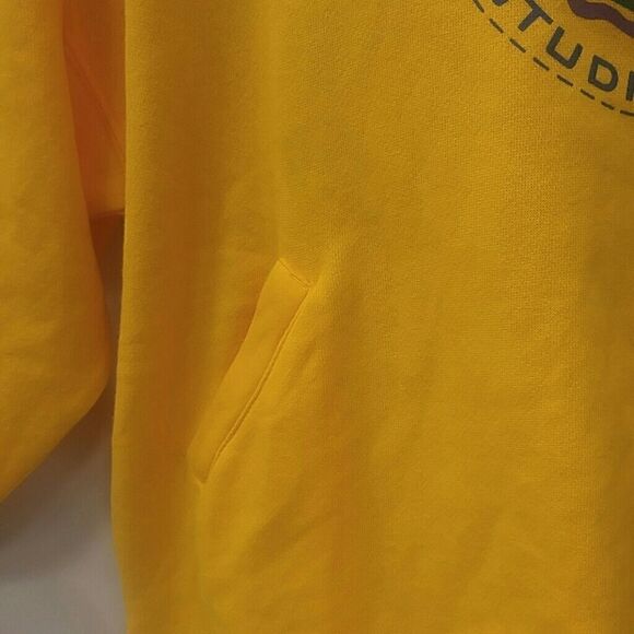 BOY'S STUDIO CLUB GOLD HOODED FLEECE TOP - Picture 3 of 7